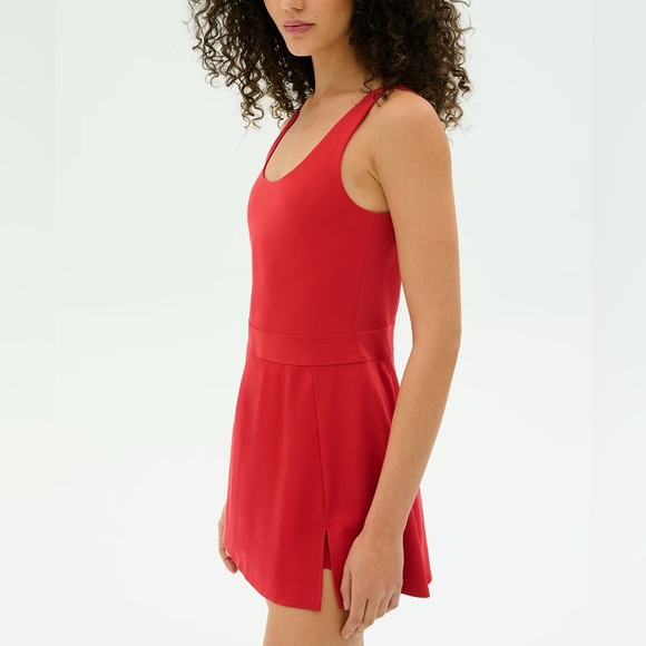 Splits59 Martina Rigor Dress Red - Picture 5 of 13
